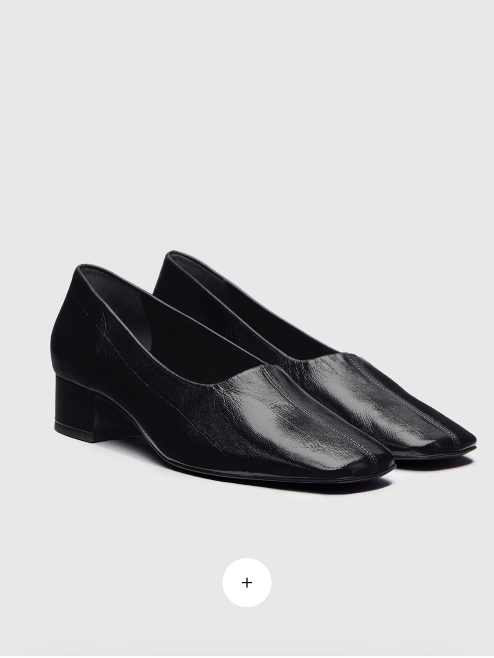 Reformation Black Inez Pumps